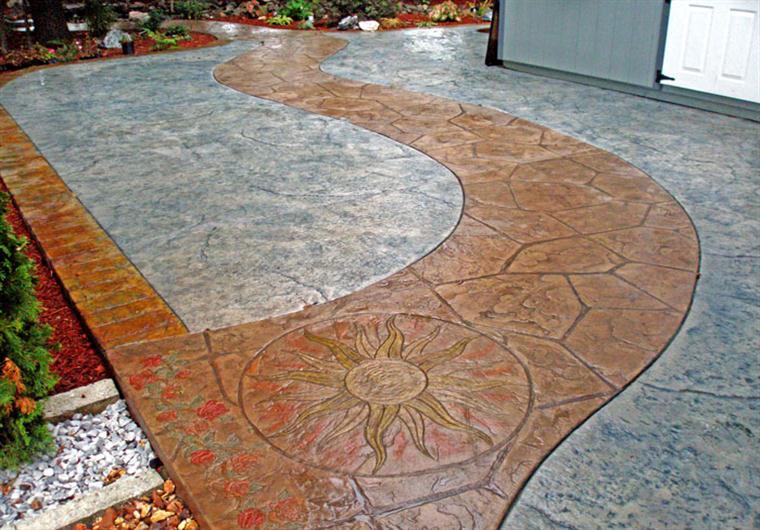 custom stamped concrete